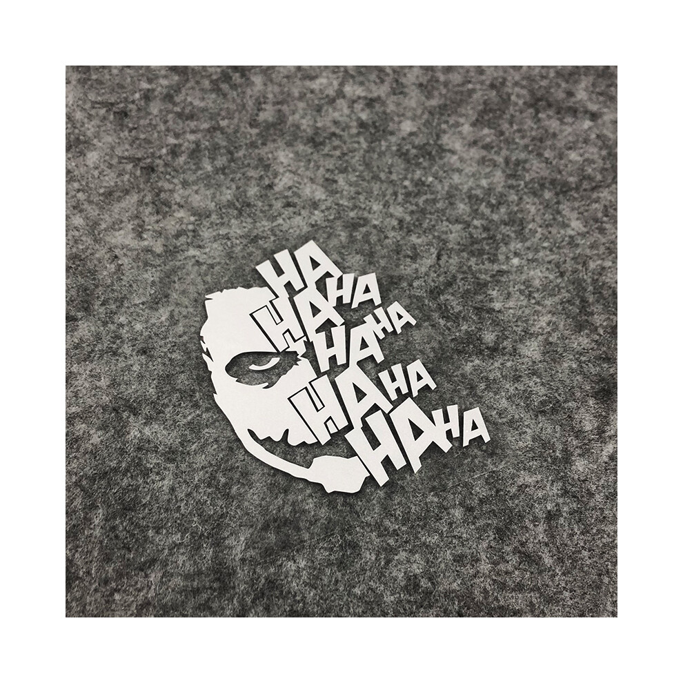 (20 X 14.7Cm, ) Car Styling Stickers Classic Film Joker Serious Hahahaha Automobile Motorcycle Blue 8902774063514