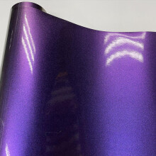 (10CM X 152CM, G Dragon Purple) Premium Glossy DIY Car Body Film Chameleon Pearl Glitter Vinyl Sticker