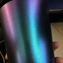 (20CM  X  152CM, matt light blue3) Premium Glossy DIY Car Body Film Chameleon Pearl Glitter Vinyl Sticker