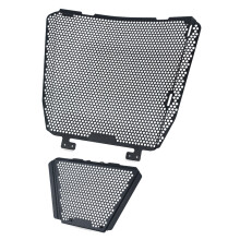 (Black logo) Motorcycle Radiator Guard Oil Cooler Guard Cover FOR Aprilia Tuono V4