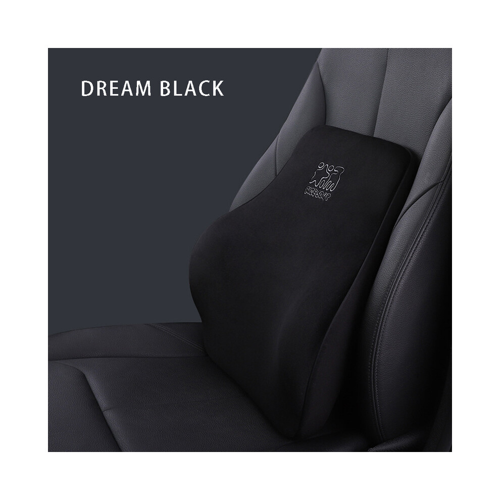 (T-665M-B) Car Seat Headrest Neck Pillow Lumbar Pillow Automatic Memory Foam Protection 8902774071144