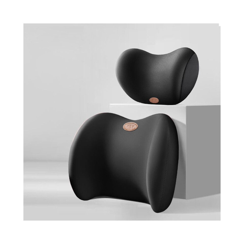 (689) Car Pillow Headrest Neck Pillow Memory Foam Cervical Lumbar Support Car 8902774074169