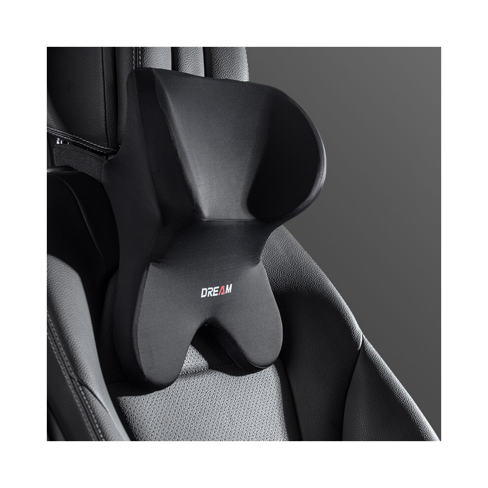 (Headrest-Bk) Car Lumbar Support Headrest Neck Pillow Support Universal Soft Neck Pillows 8902774074992