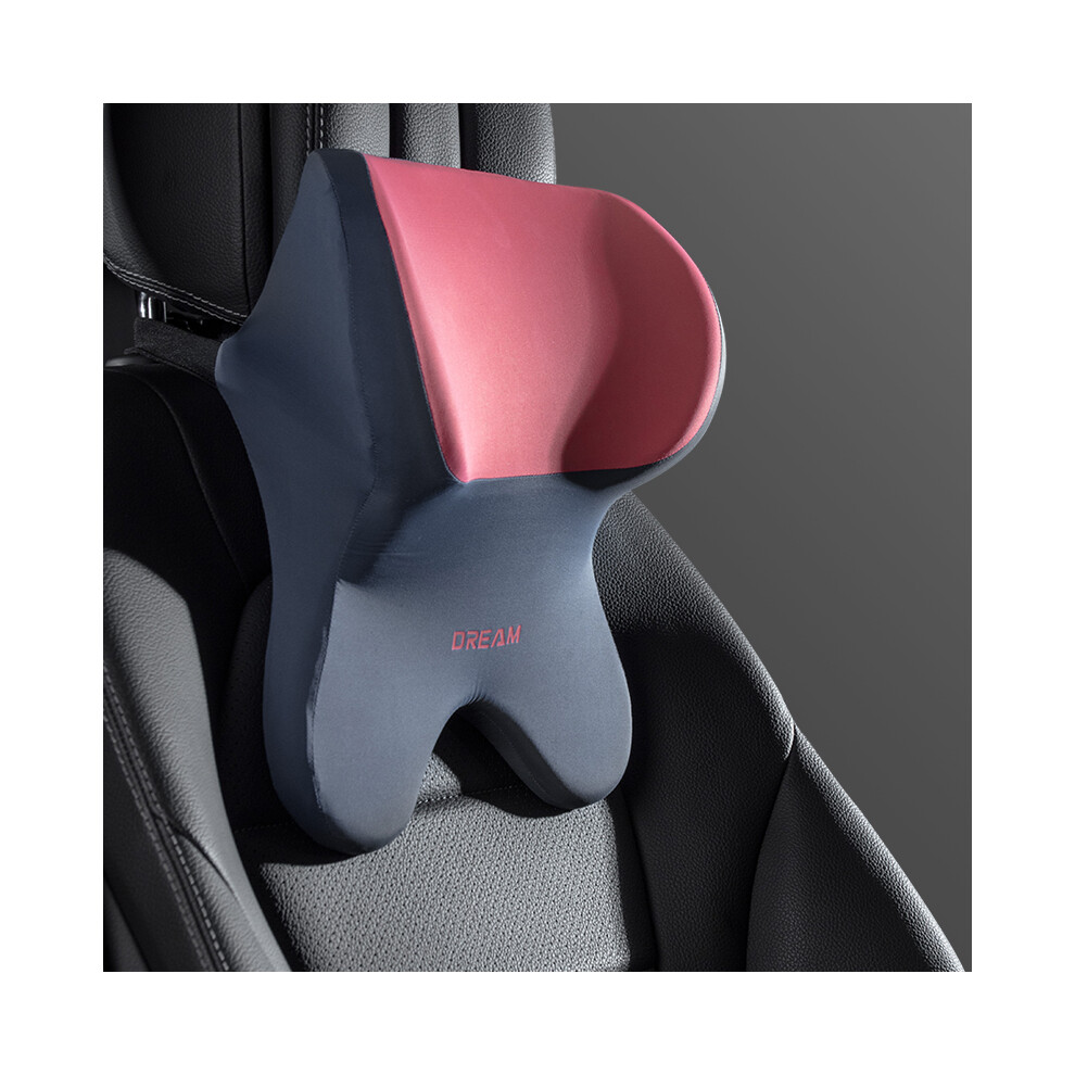 (Headrest-Rd) Car Lumbar Support Headrest Neck Pillow Support Universal Soft Neck Pillows 8902774075012
