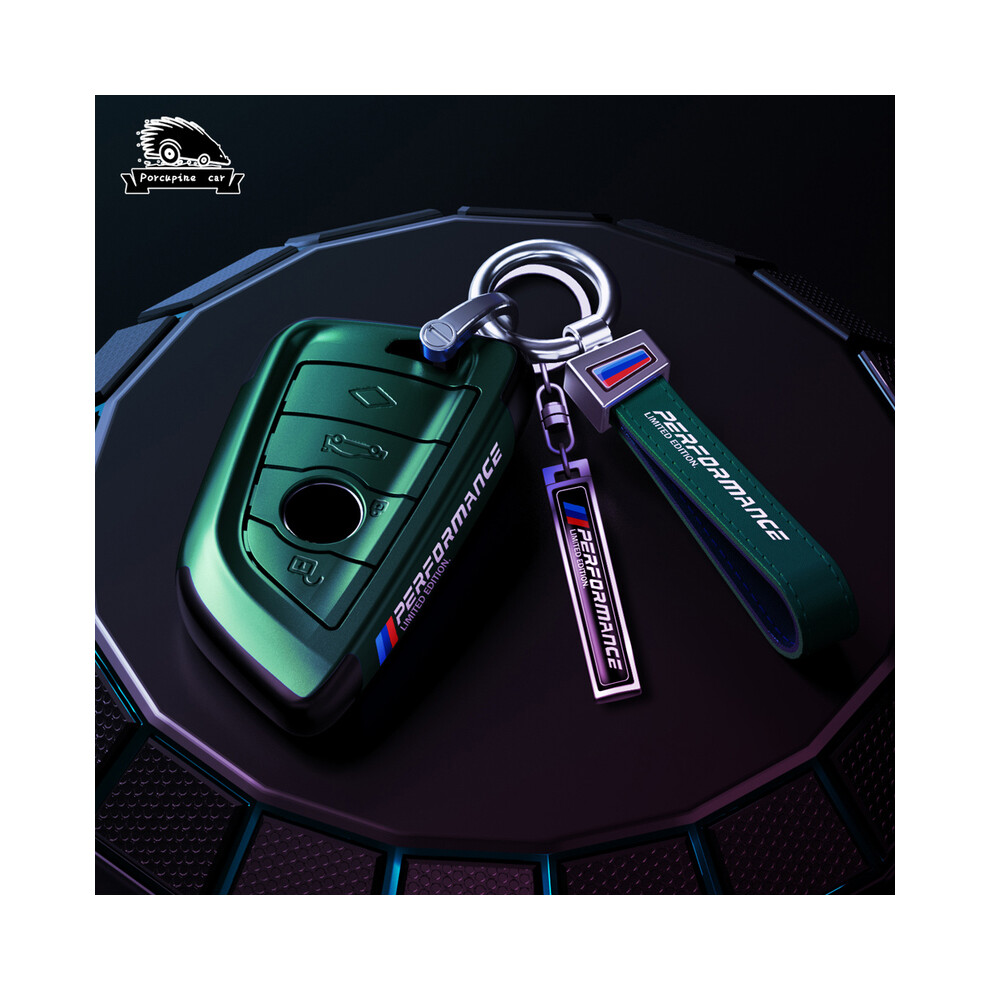 Photos - Remote control MAXPOWER  Car Key Case Cover Key Bag For BMW -2022 G20 G30 X1 X3 X4 X5 45e  2020(Green silver Pro, Before 2020)