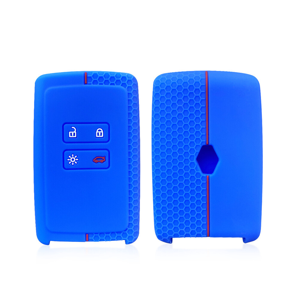 (Blue(Redline)1Pc) Key Case For Dacia Duster Sandero 3 For Renault Captur Arkana Kadjar Espace Blue 8902774083710