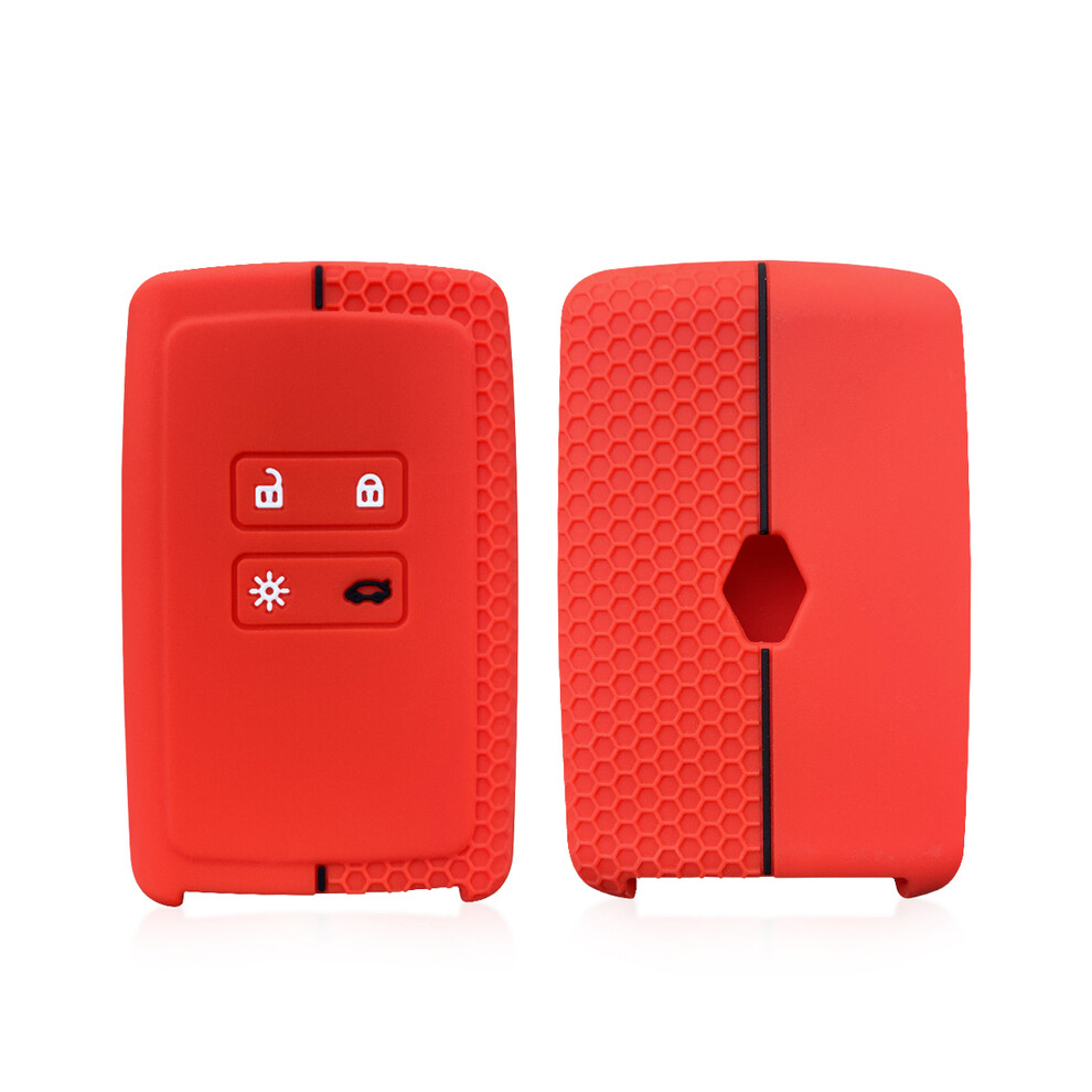 (Red(Blackline)1Pc) Key Case For Dacia Duster Sandero 3 For Renault Captur Arkana Kadjar Espace Red 8902774083727
