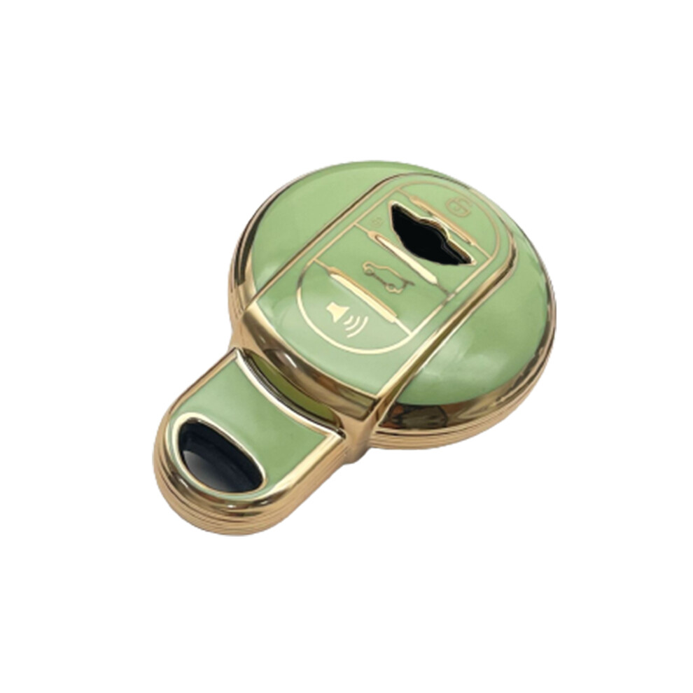 (Green) Tpu Car Key Case For Bmw Mini Coopers One Jcw F56 F55 F54 F57 F60 R55 Green 8902774083659
