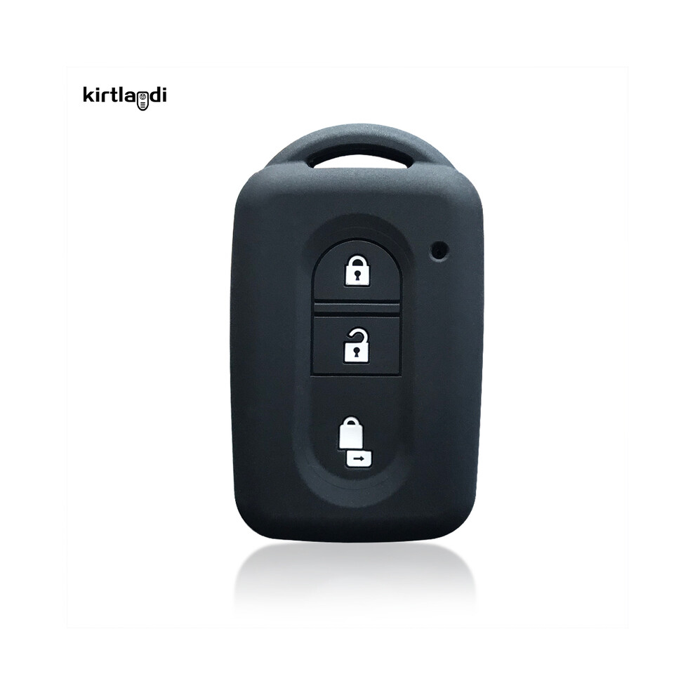 ( White) Key Case Cover For Nissan Qashqai J10 Tiida Micra X-Trail Nv200 Navara Black/White 8902774084595