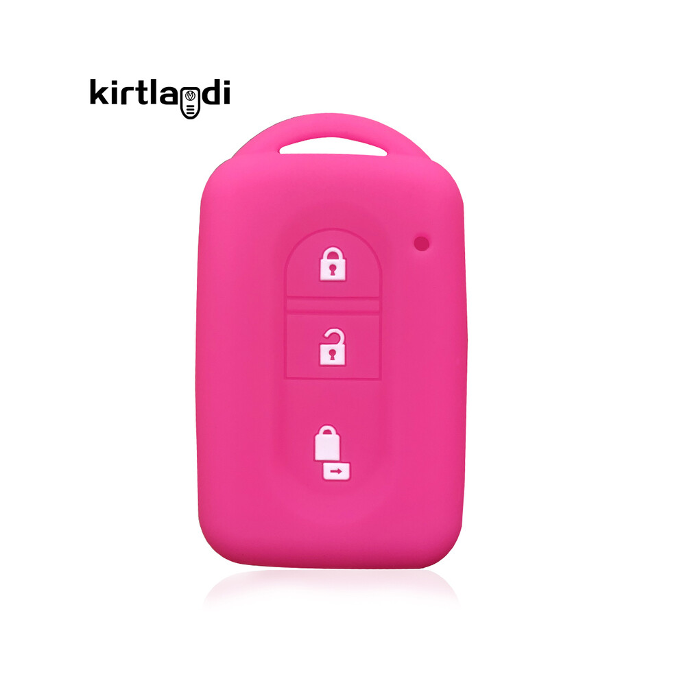 (Rose) Key Case Cover For Nissan Qashqai J10 Tiida Micra X-Trail Nv200 Navara 8902774084656