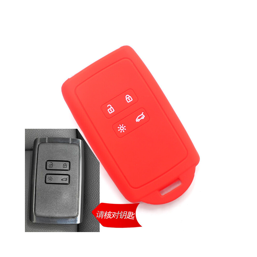 Photos - Remote control MAXPOWER  For Renault 17 new Koleos Kadjar accessories car key case key protection (red B)