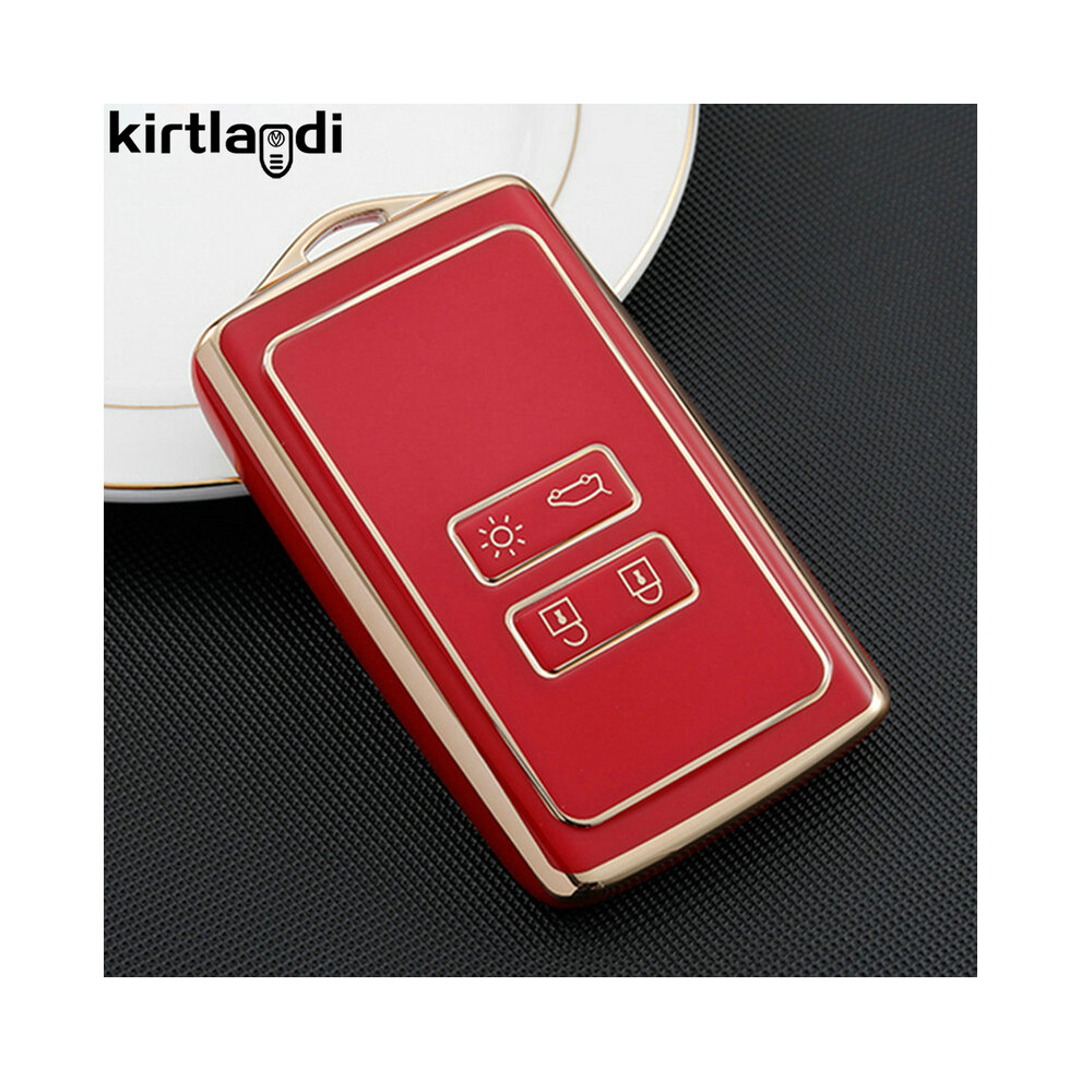 (Red) Tpu Car Key Case Cover For Renault Megane 4 Clio Arkana Captur Zoe Arcan Red 8902774081136