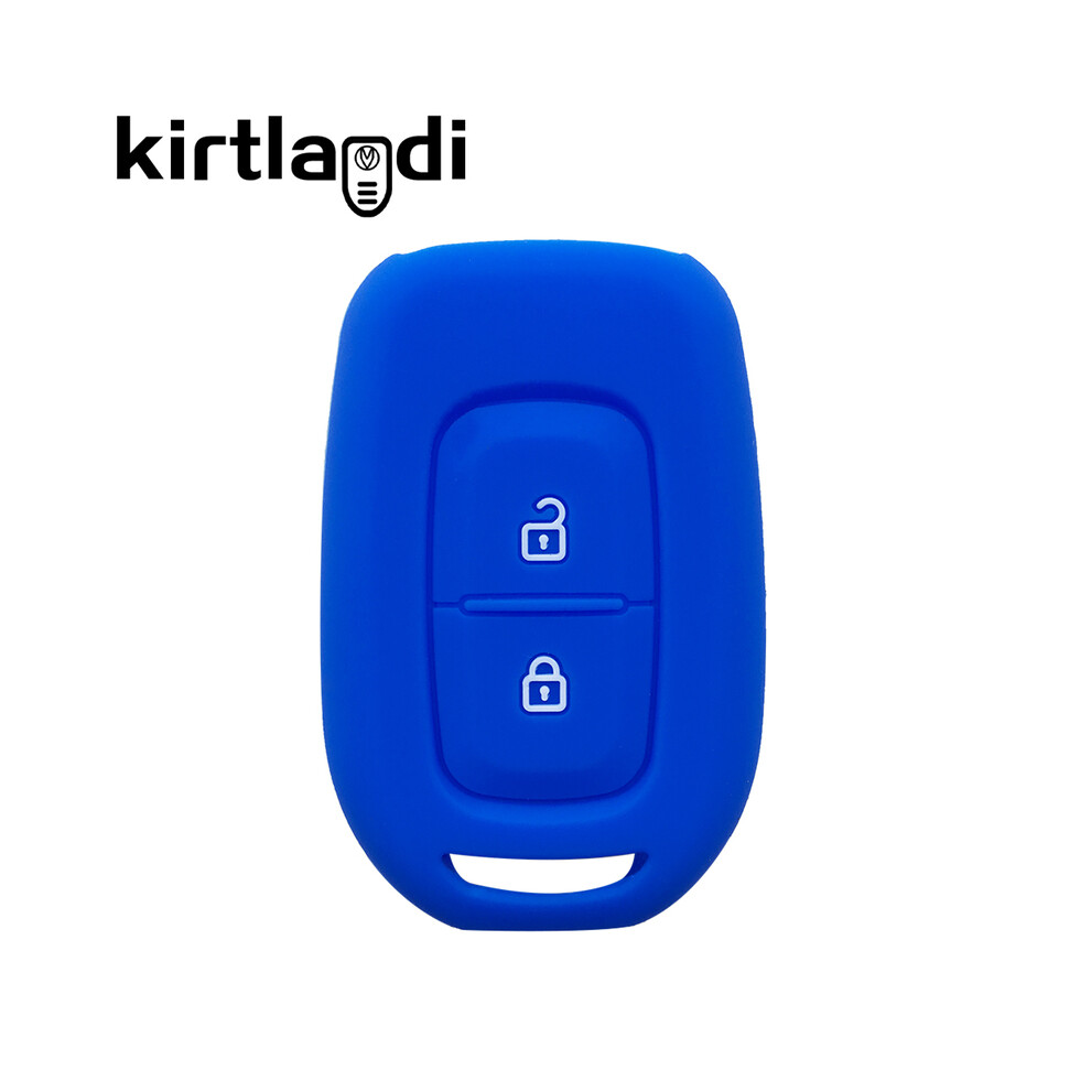 (Blue(2 Button)) Key Case For Dacia Sandero Stepway Logan Duster For Renault Duster Dokker Blue 8902774084731
