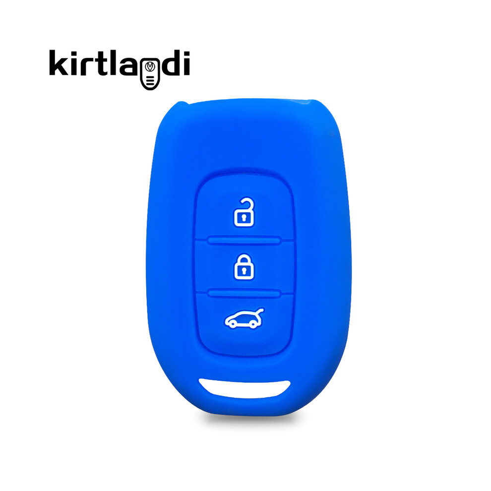 ( A(3 Button)) Key Case For Dacia Sandero Stepway Logan Duster For Renault Duster Dokker Blue 8902774084694