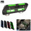 (Black) Motocross Exhaust Heat Shield Header Pipe Straight Section Protective 2