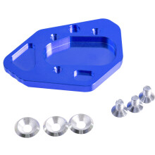 (blue no logo) For BMW F800R F800S F800ST F800GT R1200S HP2 Kickstand Side stand Pad