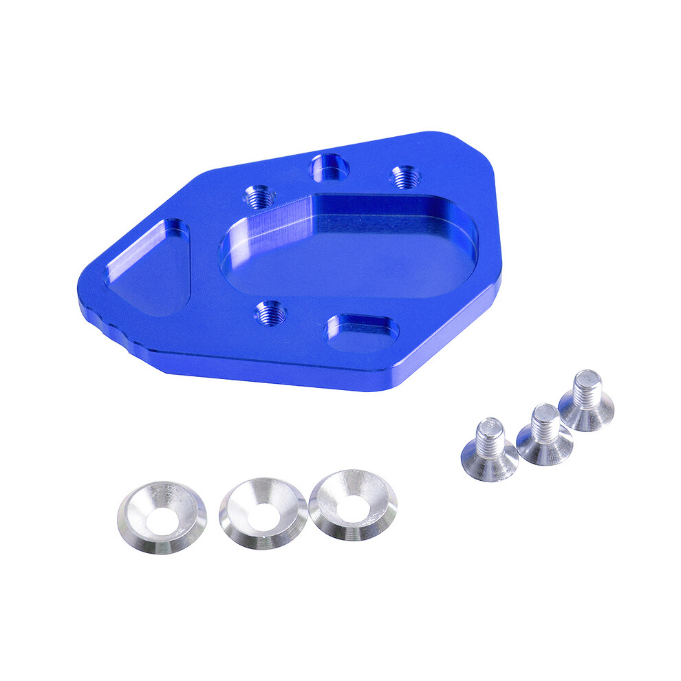 ( No Logo) For Bmw F800r F800s F800st F800gt R1200s Hp2 Kickstand Side Stand Pad Blue 8902774005491