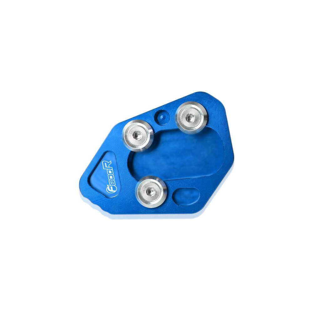 ( With Logo) For Bmw F800r F800s F800st F800gt R1200s Hp2 Kickstand Side Stand Pad Blue 8902774005538