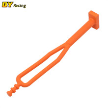 (Orange) Motocross Rubber Kickstand Side Stand Strap For KTM EXC XCF XC XCFW EXCF