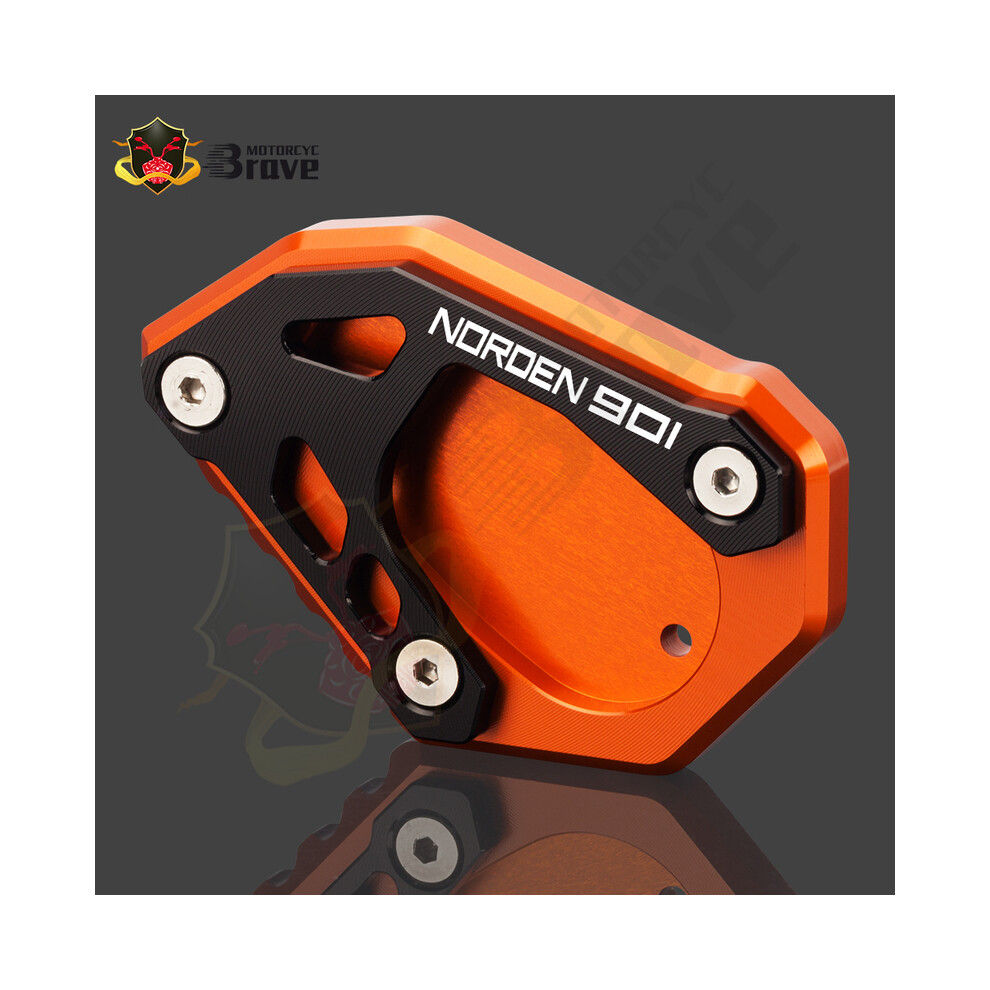 ( Orange) For Norden901 Norden 901 2021 2022 2023 Motorcycle Cnc Kickstand Foot Black/Orange 8902774005934