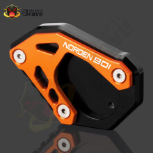 (Orange Black) For Norden901 norden 901 2021 2022 2023 Motorcycle CNC Kickstand Foot