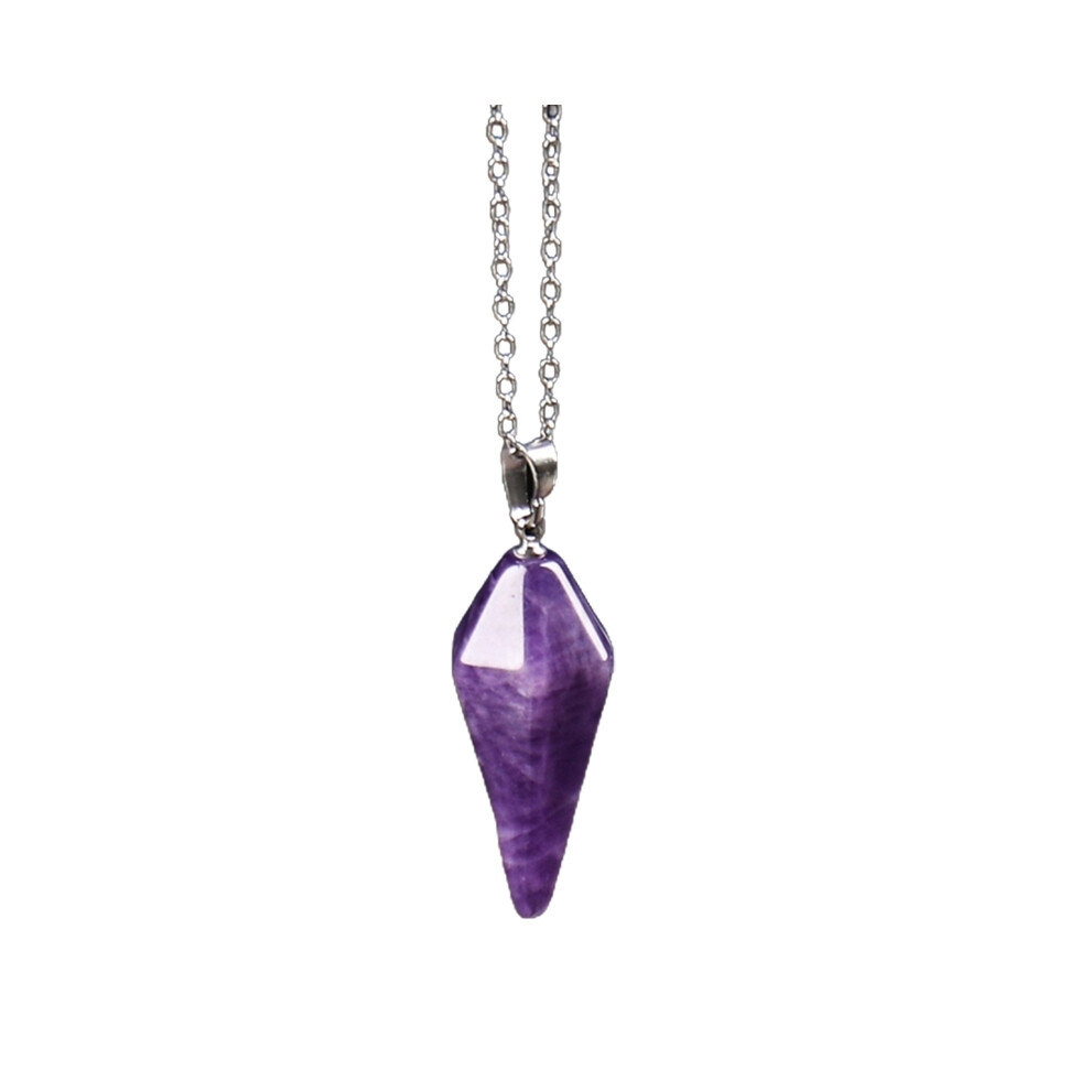 (pendant) Pendulum Dowsing Divination Board with Amethyst Set ( Crystal Dowsing