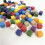 (green) 100Pcs/set 8mm Solid Color Blank Square Corner Acrylic Dice Chess Piece 3