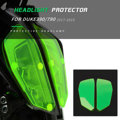 (black) Motorcycle Headlight Guard Head Light Lens Cover Protector For DUKE 125 1