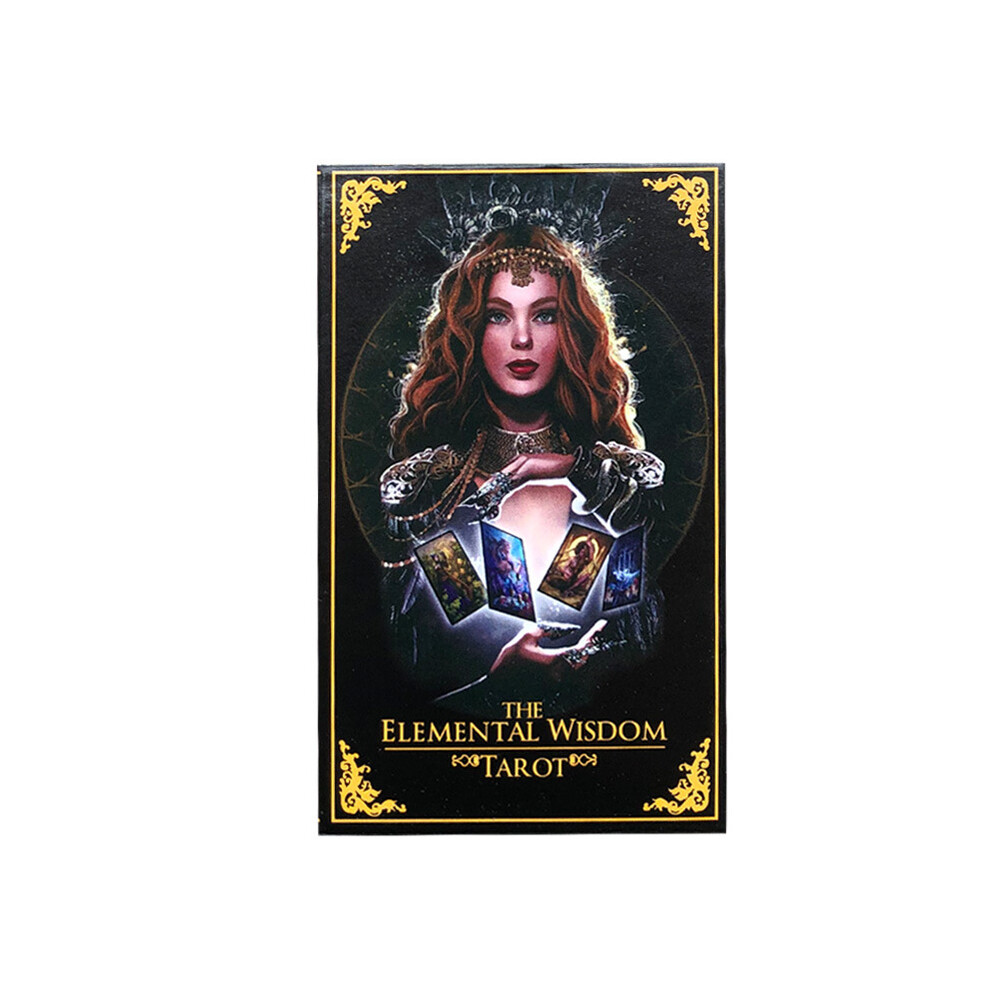 (Elemental Wisdom) Tarot In Wonderland Tarot Cards Deck Board Game Card Game Playing Cards