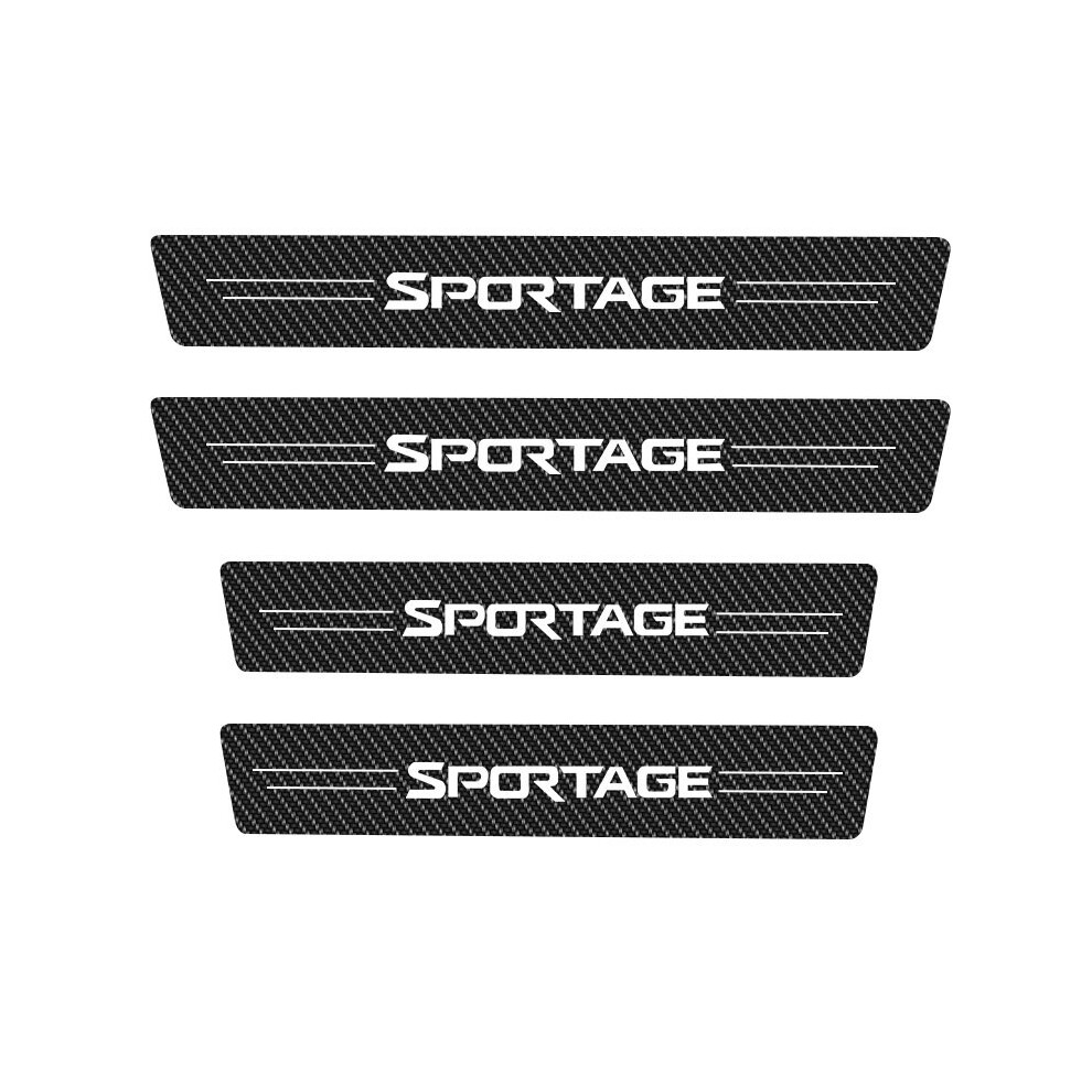 4Pcs Car Stickers Anti Scratch Door Sill Protector ?For Kia Sportage Car 8902774067260