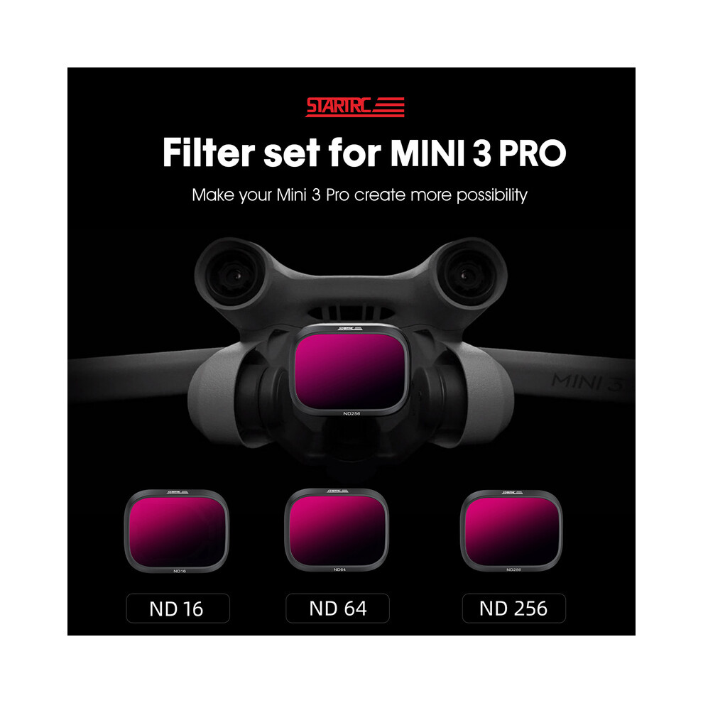 Dji Mini 3 Pro Filter Set Nd16 Nd64 Nd256 Nd Filter Professional Gradient 8902774023129