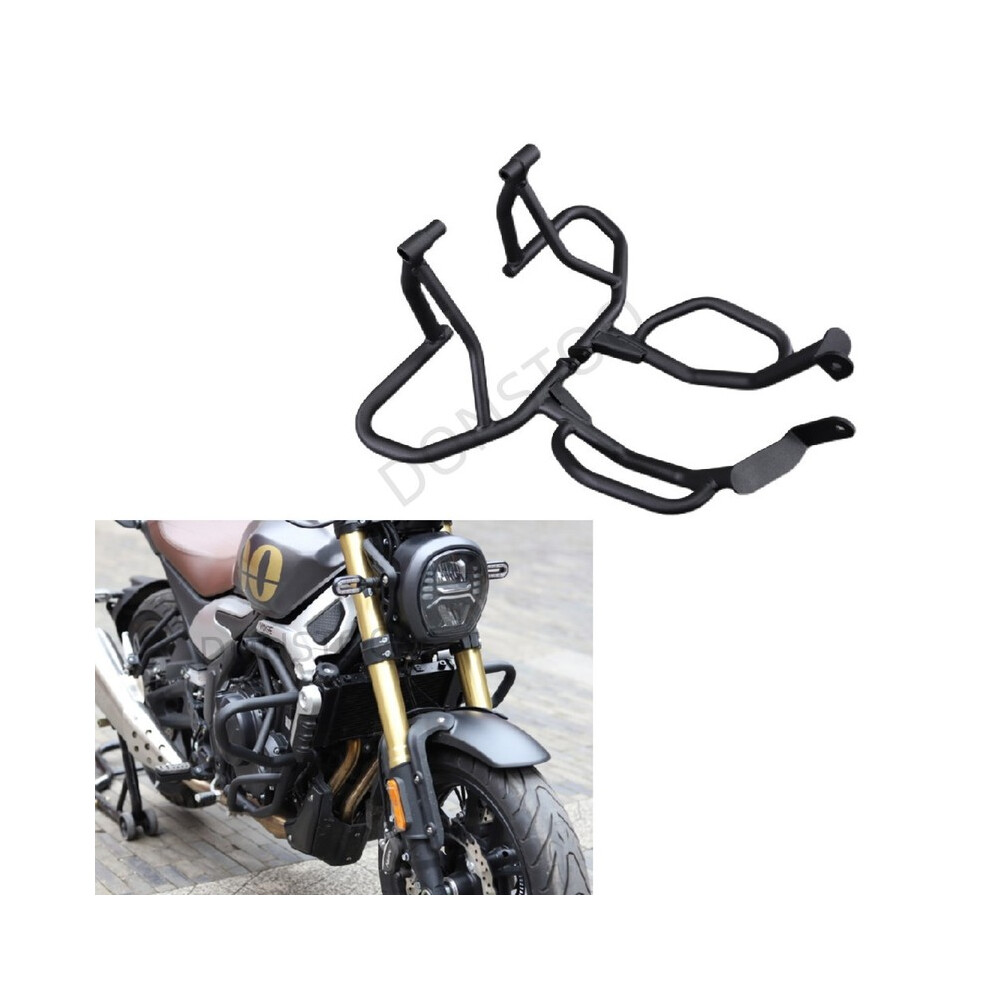 Motorcycle Parts Crash Bar Siamese Engine Bumper Guard Crash Bar Protector Black 8902774039816