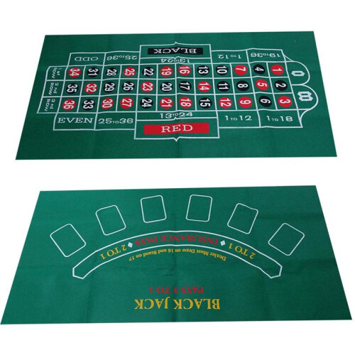 Game Tablecloth Double-sided Cards Game Table Felt Non-woven Cloth Waterproof 2