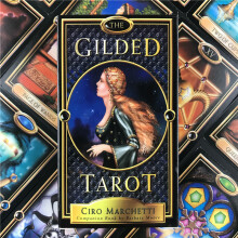 The Gilded Tarot Card Deck Board Cards English Edition Mysterious Tarot