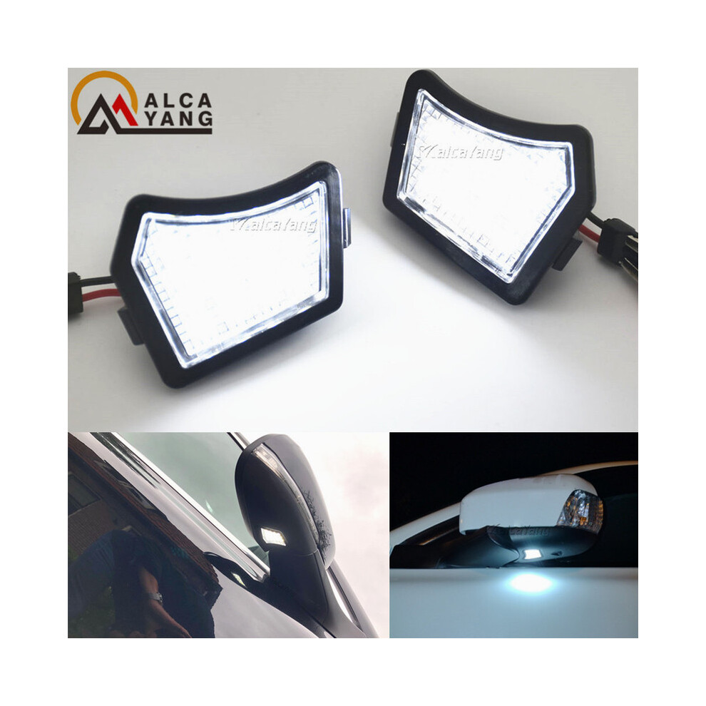 2X Led Under Mirror Puddle For Volvo V40 V50 V60 V70 Mk3 C70 Mk2 Light 8902774171356