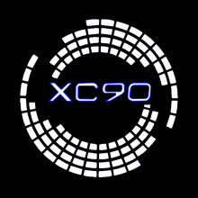 2-4Pcs Car Door Welcome Light Logo For Volvo XC90 LED Laser Projector