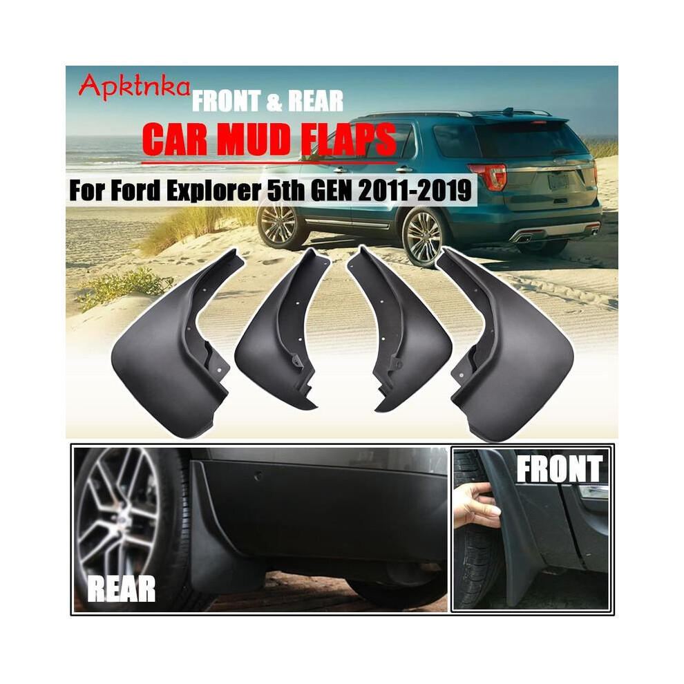 Car Mudflaps For Ford Explorer 2011-2019 Fifth Generation Mud Flaps Splash 8902774230077