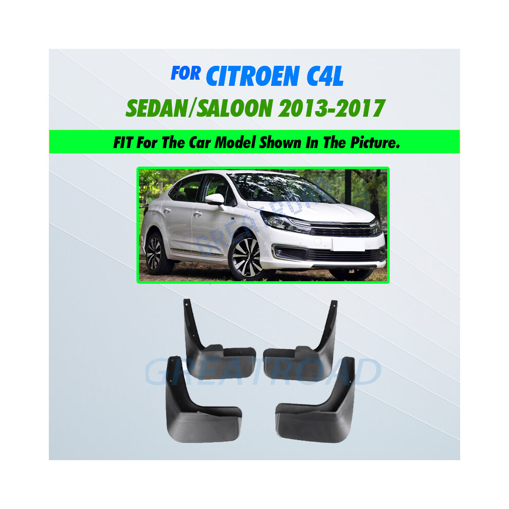 Car Front Rear Mudguards For Citroen C4 L C4l 2013 2014 2015 2016 2017 8902774230176