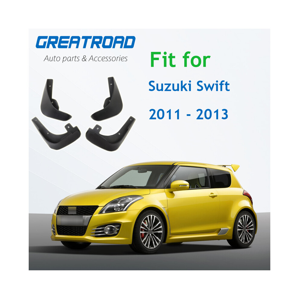 Front Rear Mud Flaps For Suzuki Swift 2011 2012 2013 Fender Splash Guards 8902774230213