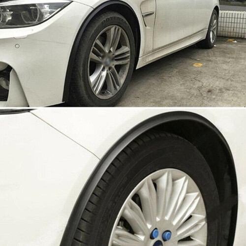 Wheel Arch Covers Extensions Universal Rubber Fender Lip Scratch Eyebrow 2