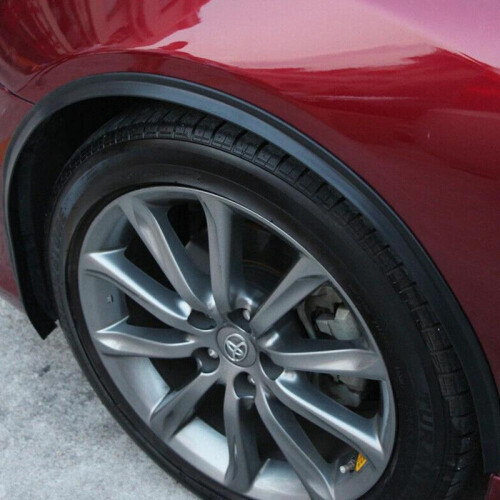 Wheel Arch Covers Extensions Universal Rubber Fender Lip Scratch Eyebrow 1