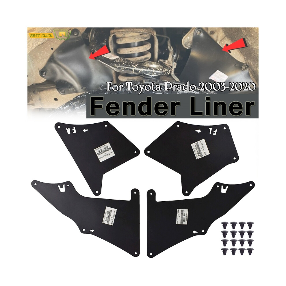 Mud Flaps Guards Fender Liners Splash Shield For Toyota Land Cruiser Prado 8902774230770