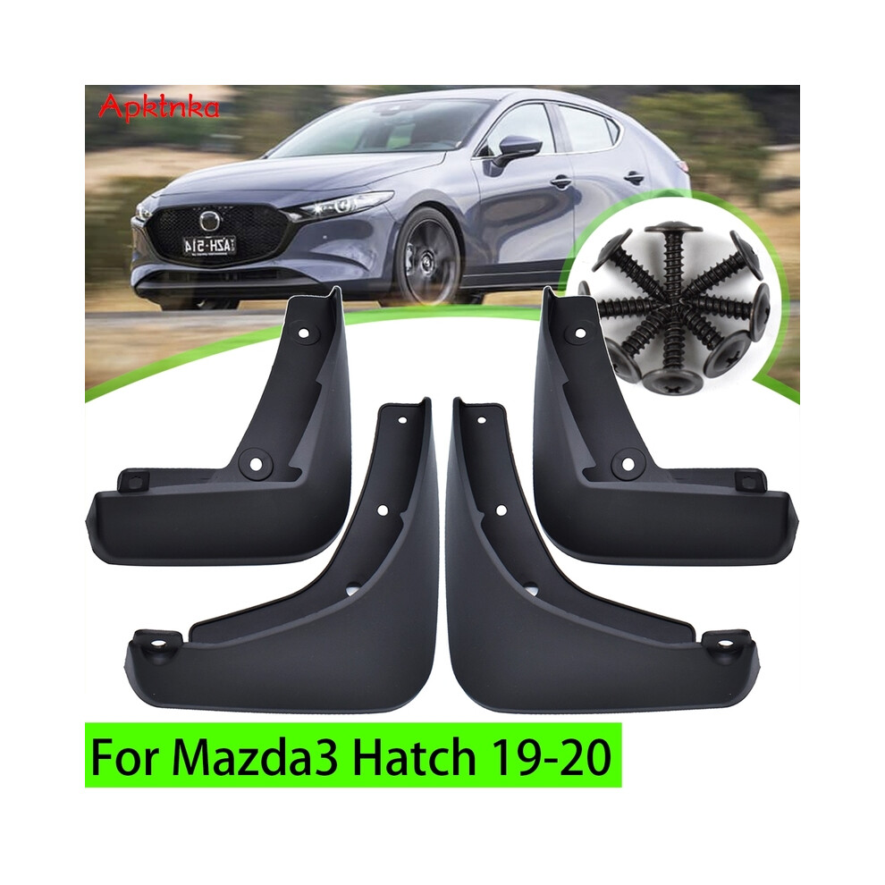 Apktnka 4X Mudflaps For Mazda 3 Mazda3 Bp 2019 2020 2021 2022 Hatchback 8902774230787