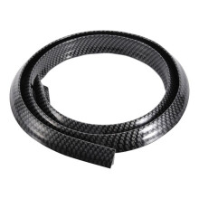 Rubber Car Wheel Arch Protector Carbon Fiber Texture Fender Anti Collision