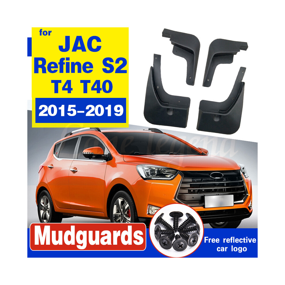Front Rear Car Mudflap For Jac Refine S2 2015~2019 T4 T40 Fender Mud Guard 8902774230916