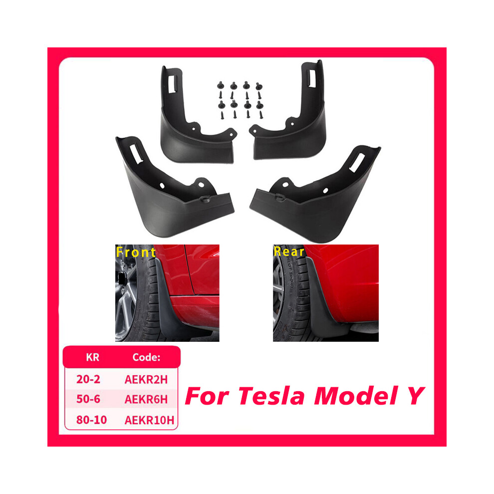 For Tesla Model Y 2021 2022 Car Mudflaps Mud Flaps Splash Guards Mudguards 8902774231357