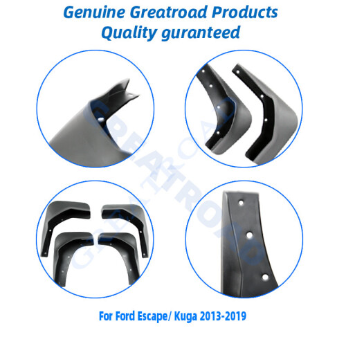 Set Mudflaps For Ford Kuga Escape 2013 2014 2015 2016 2017 2018 2019 Splash 1