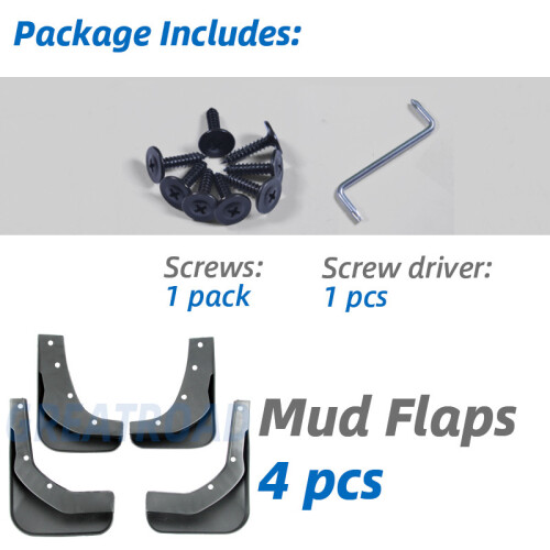 Set Mudflaps For Ford Kuga Escape 2013 2014 2015 2016 2017 2018 2019 Splash 2