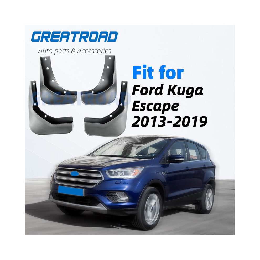 Set Mudflaps For Ford Kuga Escape 2013 2014 2015 2016 2017 2018 2019 Splash 8902774231555