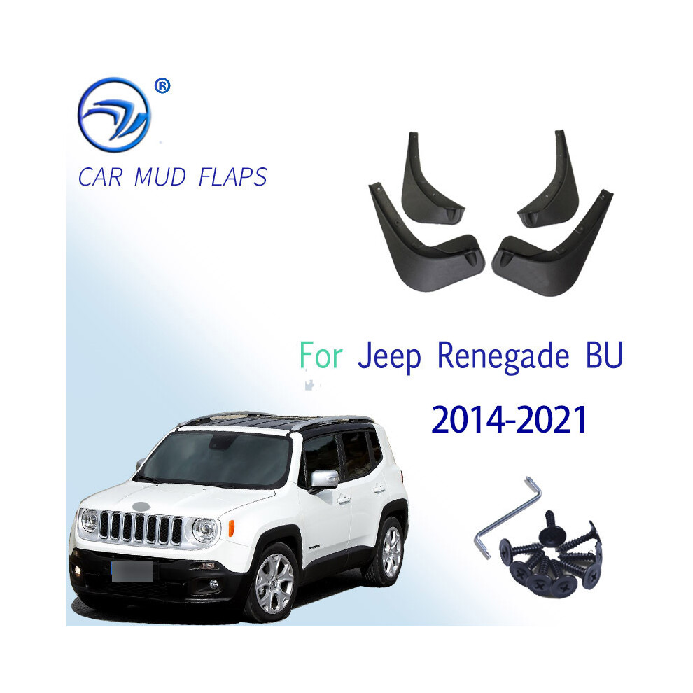 4Pcs/Set Car Mudflaps Splash Guards Mud Flap Mudguards Fender For Jeep 8902774231760